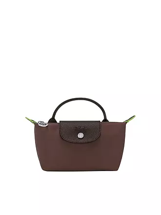 LONGCHAMP | Le Pliage Green Pochette mit Henkel, Moka | 